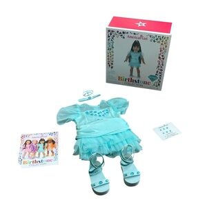American Girl Birthstone Collection March Aquamarine Doll Outfit